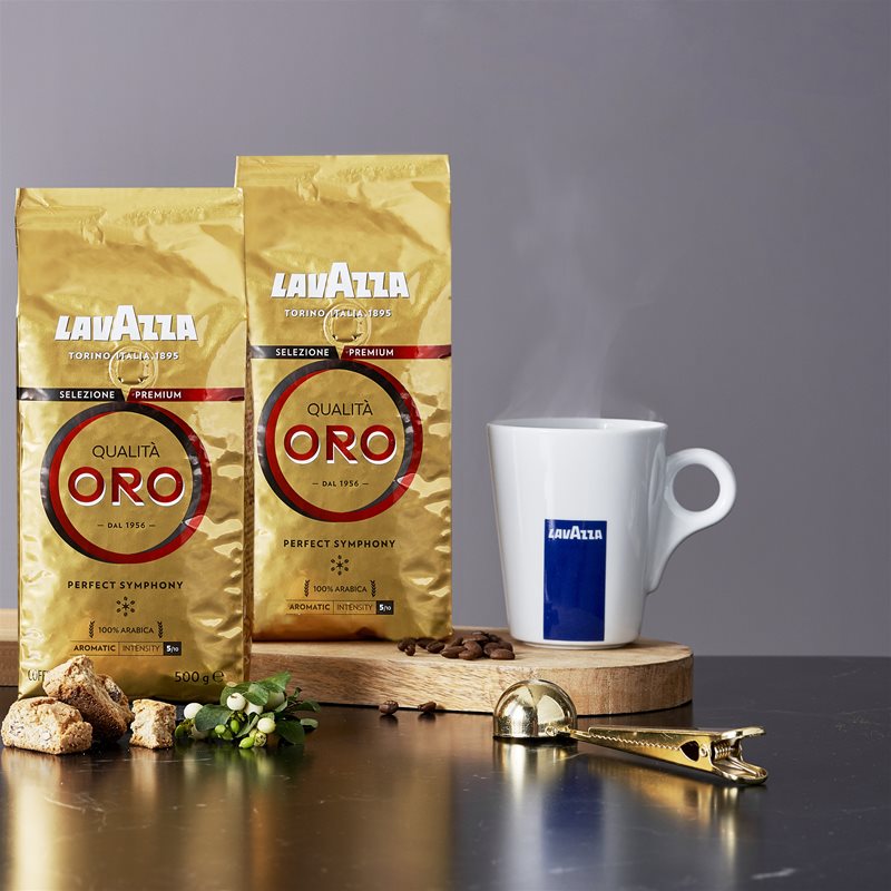 LAVAZZA QUALITÀ ORO 500g×4袋 御予約 Angie Qualita ORO Hele Kaffebønner 500g - Lavazza