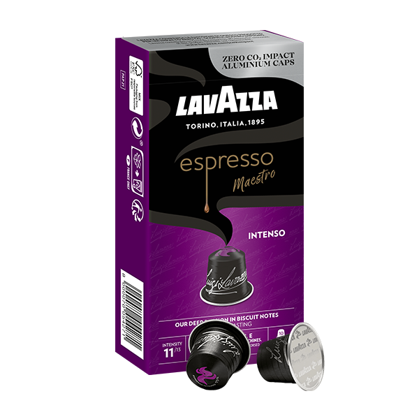 Champagne mindre Grønthandler Espresso Maestro Intenso - Nespresso® Kapsler - Lavazza